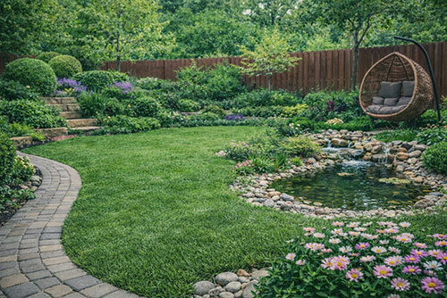 Aménagement complet d&rsquo;un jardin particulier